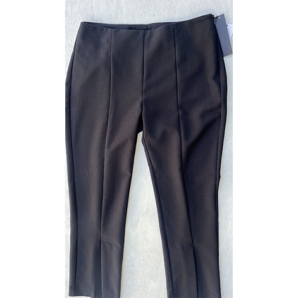 Supply & Demand Womens Black Slit Front Flat Ankle Pants Size 2 - Picture 6 of 16